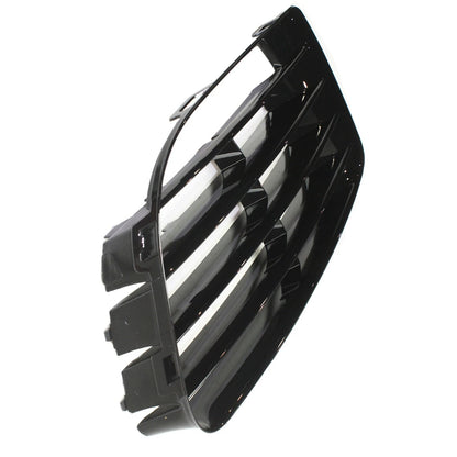 Bumper Grille for Volkswagen Golf (2012–2013) Passenger Side Black Plastic