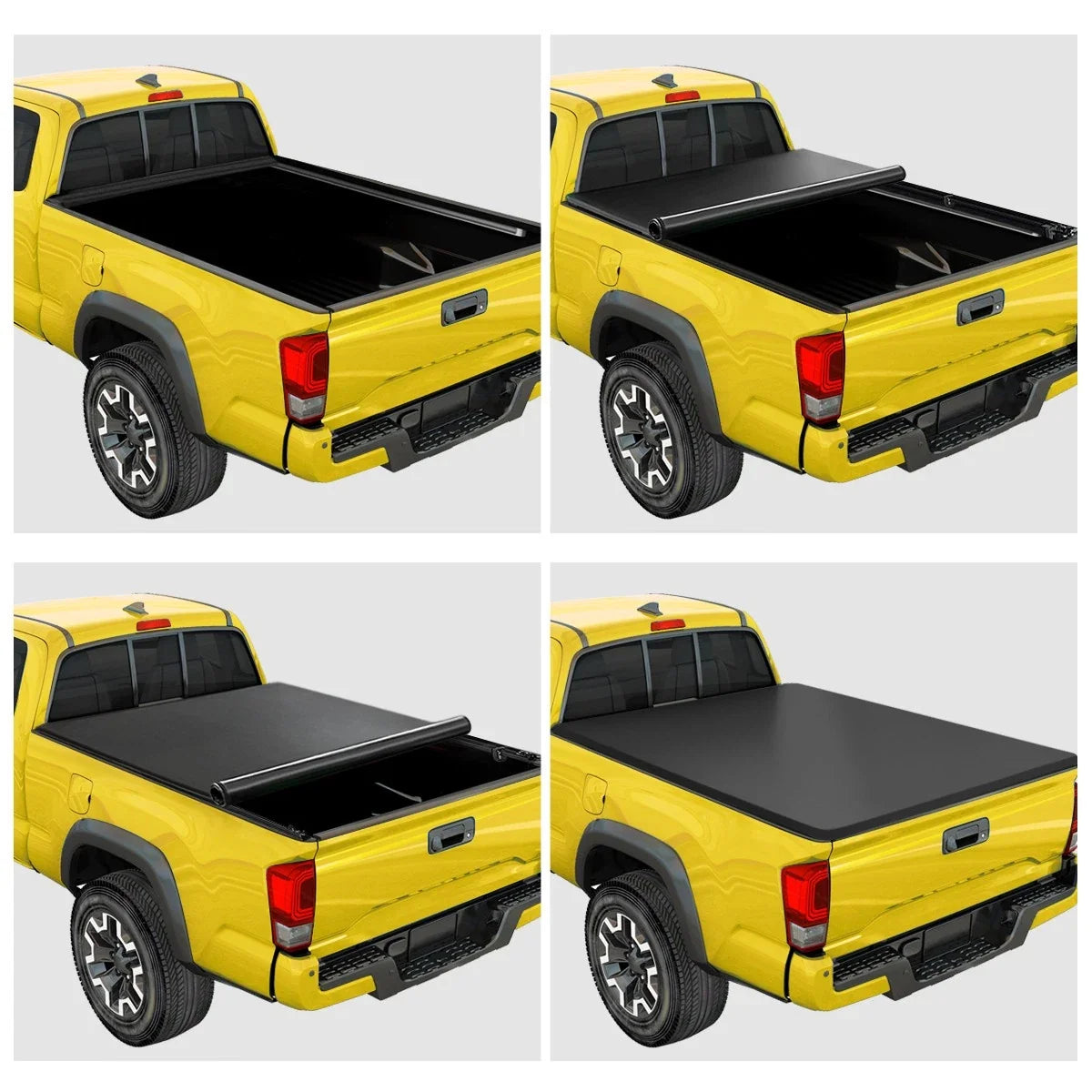 Tonneau Cover Vinyl Soft Top Roll-up for Ford Super Duty 6.5ft (1999–2016)