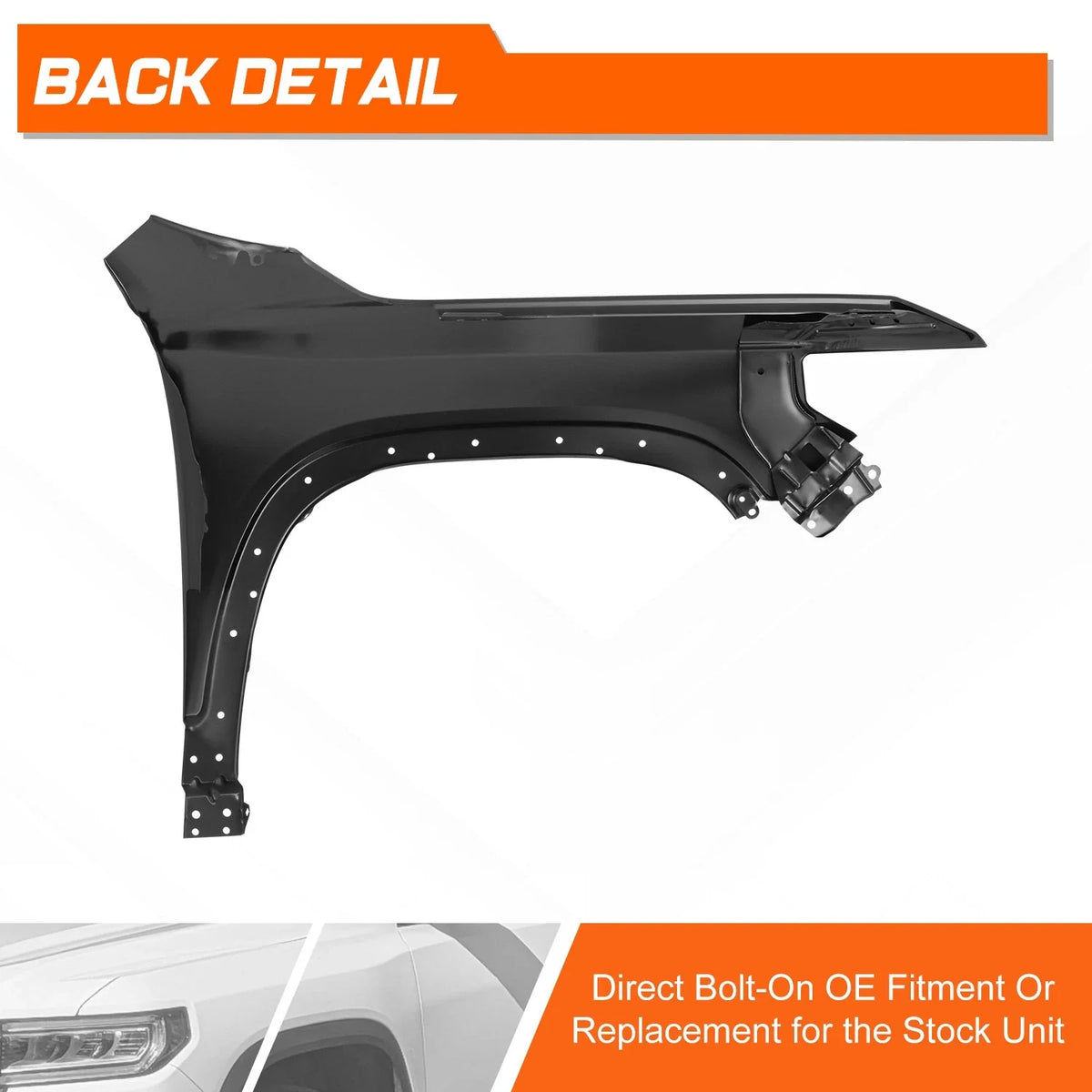 Driver Side Front Steel Fender Panel for GMC Acadia (2020-2023)
