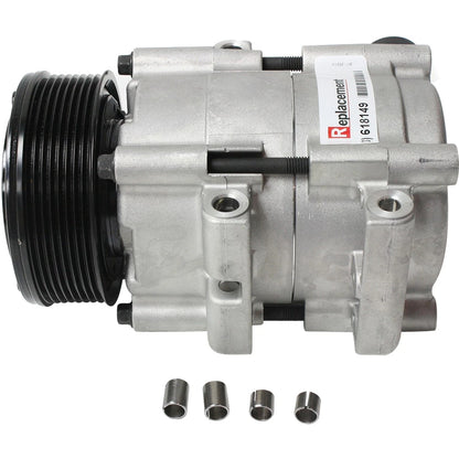 A/C Compressor with Clutch for Ford F-150 E150 E250 E350