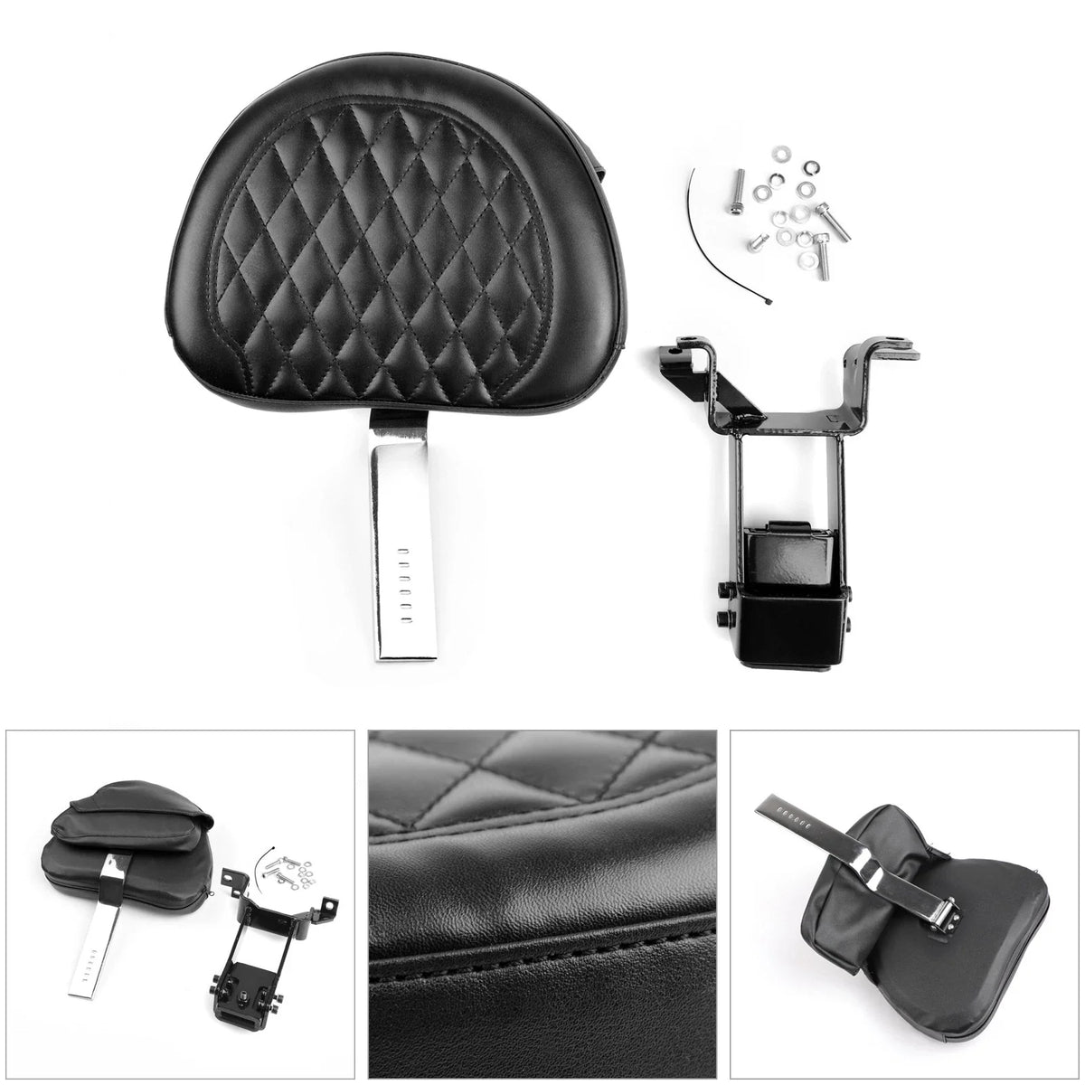 Mounting Kit + Plug-In Backrest for Indian Roadmaster/Chieftain 2014-2023