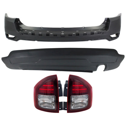 Tail Light Set for Jeep Compass (2014–2017) - Driver & Passenger Side