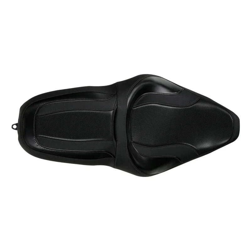 Black Seat for Driver and Passenger - Harley Touring Electra Glide 09-23
