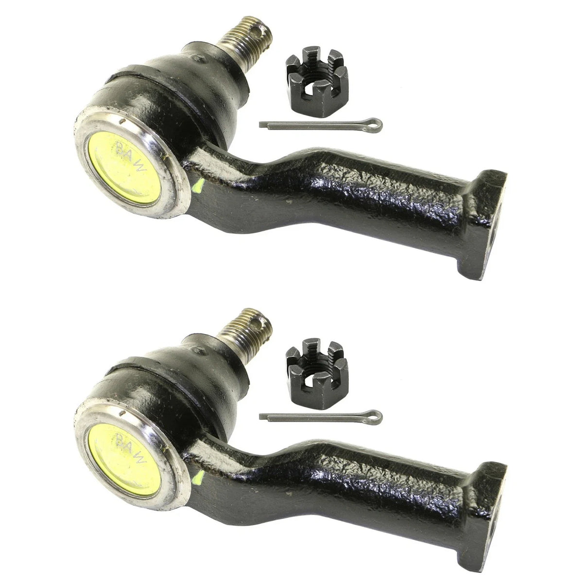 2X Moog Front Outer Steering Tie Rod Ends for Mazda Miata