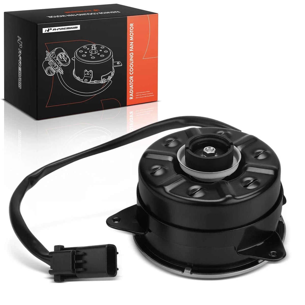 Left Radiator Fan Motor for Honda Pilot, Ridgeline (2009–2015)