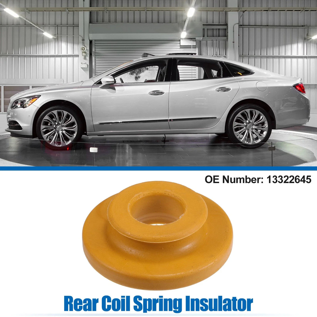 Rear Coil Spring Insulator for Buick Regal (2014–2017) No. 13322645 Yellow