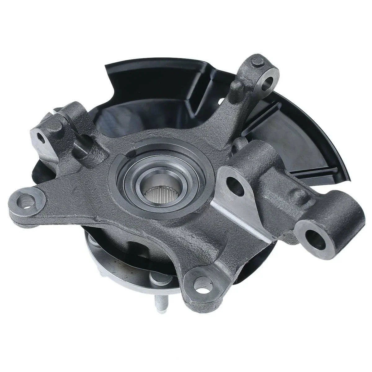 Front Hub Bearing and Steering Knuckle Set for Ford Edge (2007-2010)