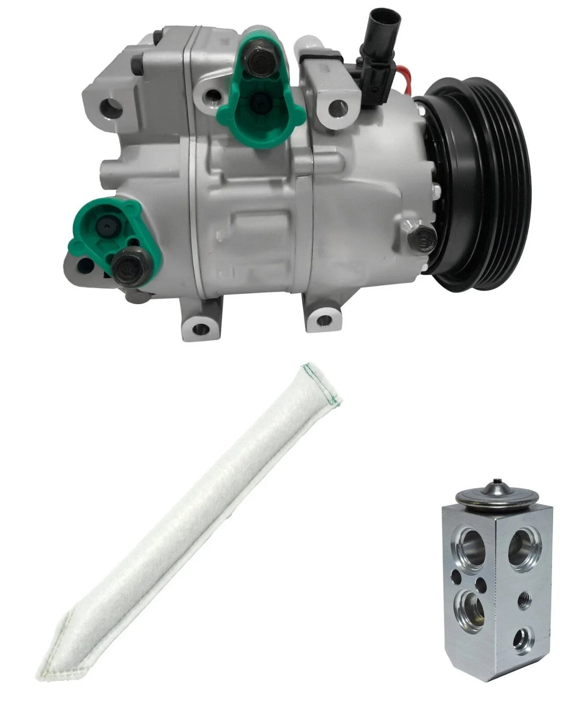 A/C Compressor Kit Replacement for Hyundai Accent 1.6L (2008–2011)