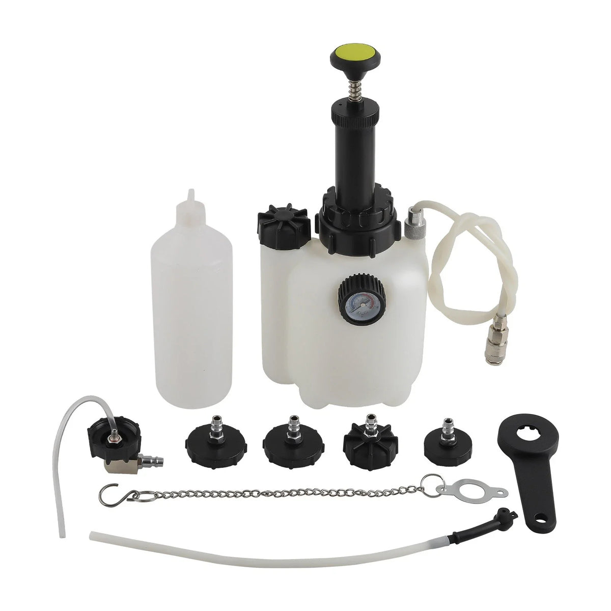 Manual Brake Clutch Bleeder Fluid Tool Kit for Universal Use (3L + 1L)