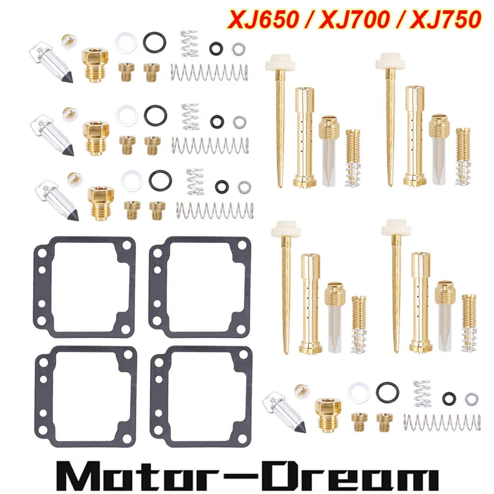 4-Pack Carburetor Repair Kits for Yamaha Seca 750 XJ750R 1981-1983