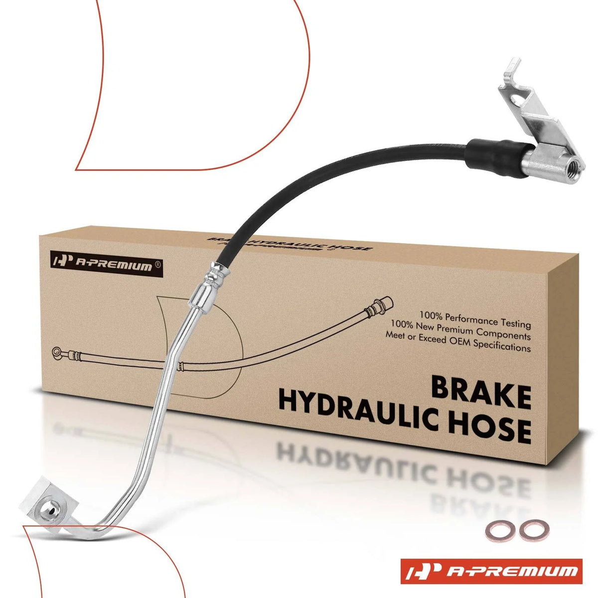 Front Left Brake Hydraulic Hose for Ford Mustang (2016–2018)
