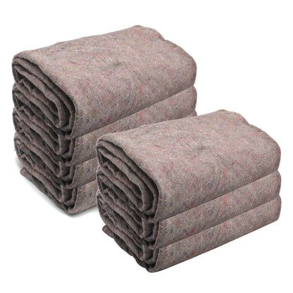 7-Piece Furniture Packing Pad - Heavy Duty Textile Moving Blanket 80" x 72