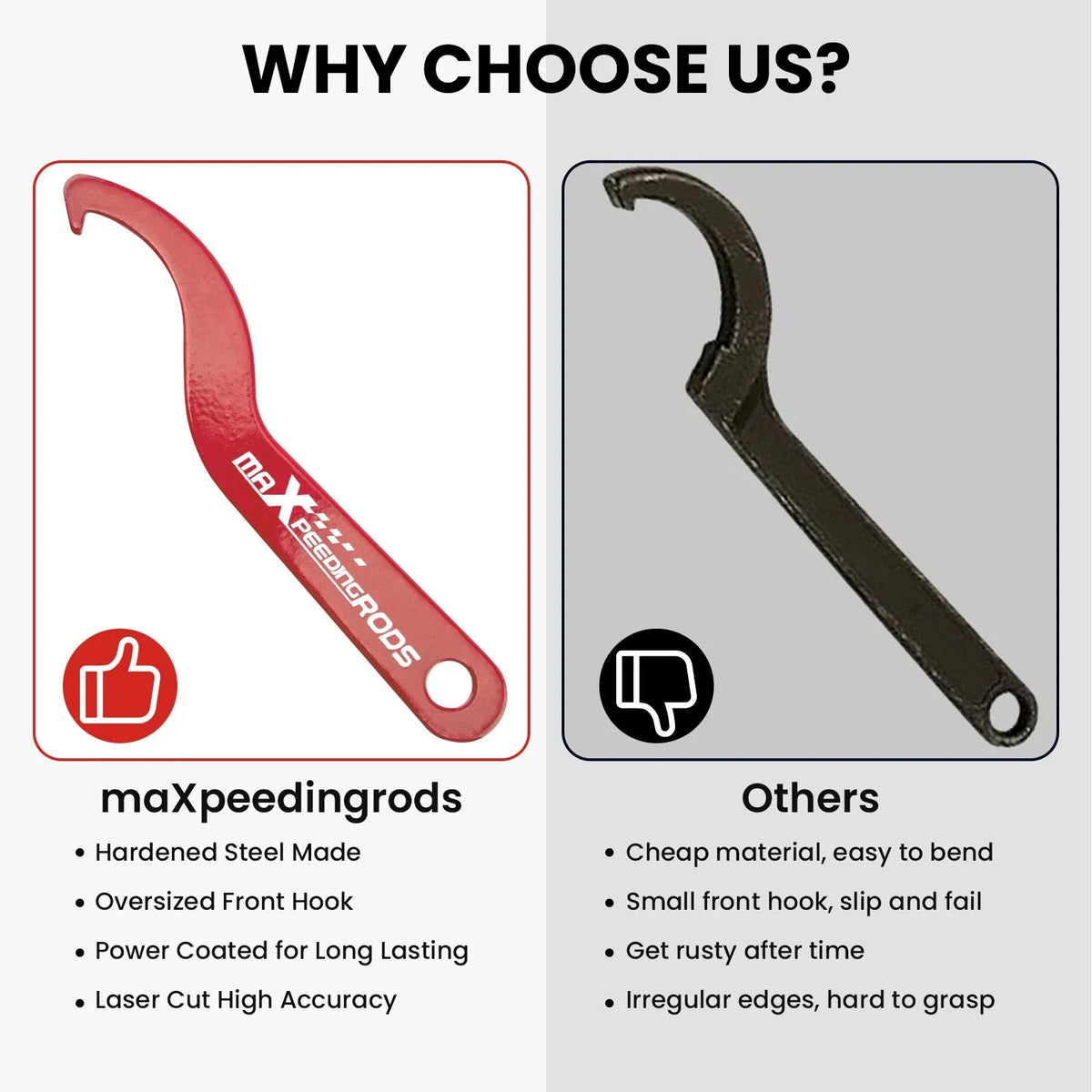 Set of 2 Coilover Spanner Wrenches for Hilux N70