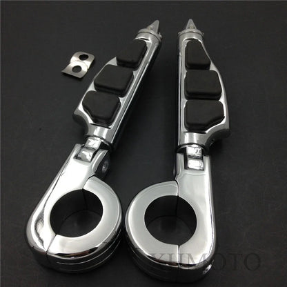 Foot Pegs P-Clamps 1 1/2" Highway Stiletto for Harley Sportster (4475)