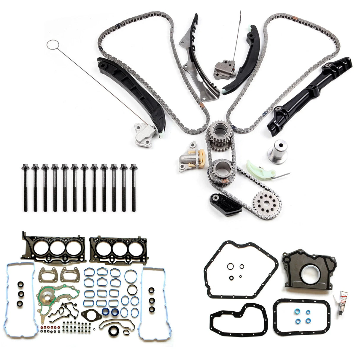 Timing Chain Kit with Gasket Bolts for Jeep Wrangler (2012–2015)
