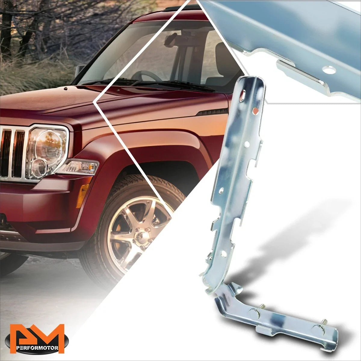 Hood Hinge Left Side for Dodge Nitro/Jeep Liberty 2007-2012