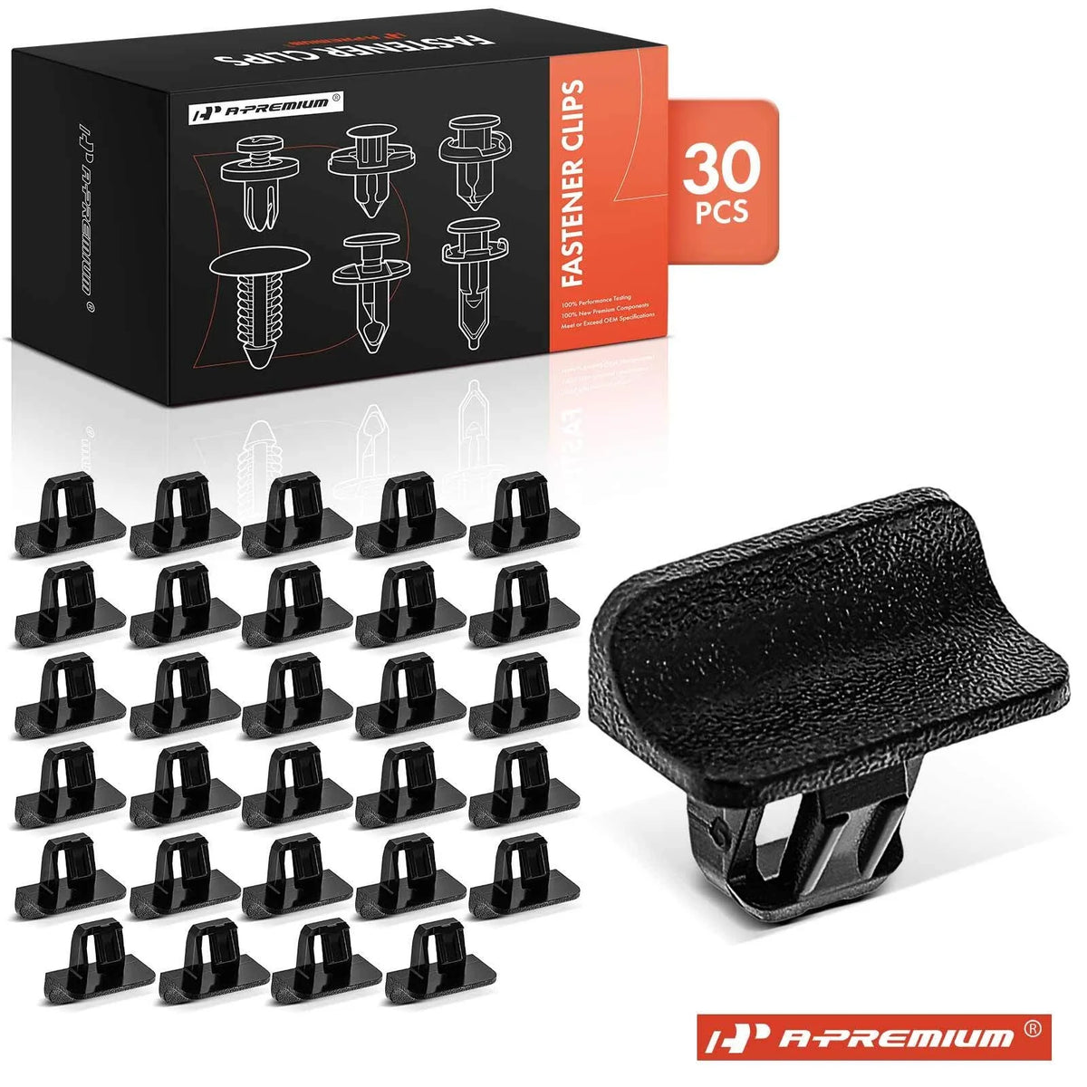 30Pcs Nylon Bumper Moulding Clips for Chevy Cadillac