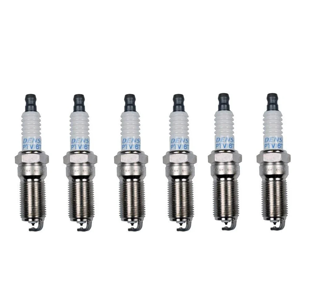 Set of 6 Denso Platinum TT Spark Plugs Gap 0.040 for V6 L6
