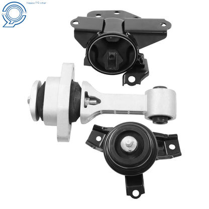 3X Engine Motor & Trans Mount Set for Kia Soul 2010–2013 1.6L 2.0L Manual