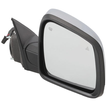 Heated Manual Folding Right Mirror in Chrome for 2011-2021 Jeep Grand Cherokee