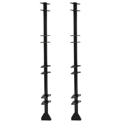 4-Pack Lockable Weeder Trimmer Holders for Trailer