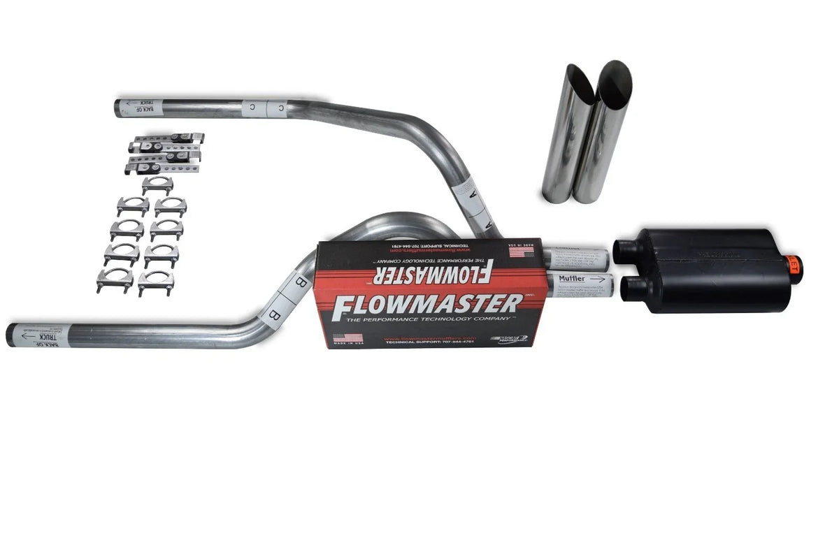Dual Exhaust Kit for Dodge Dakota (1997–2005) - 2.5" Flowmaster Tips