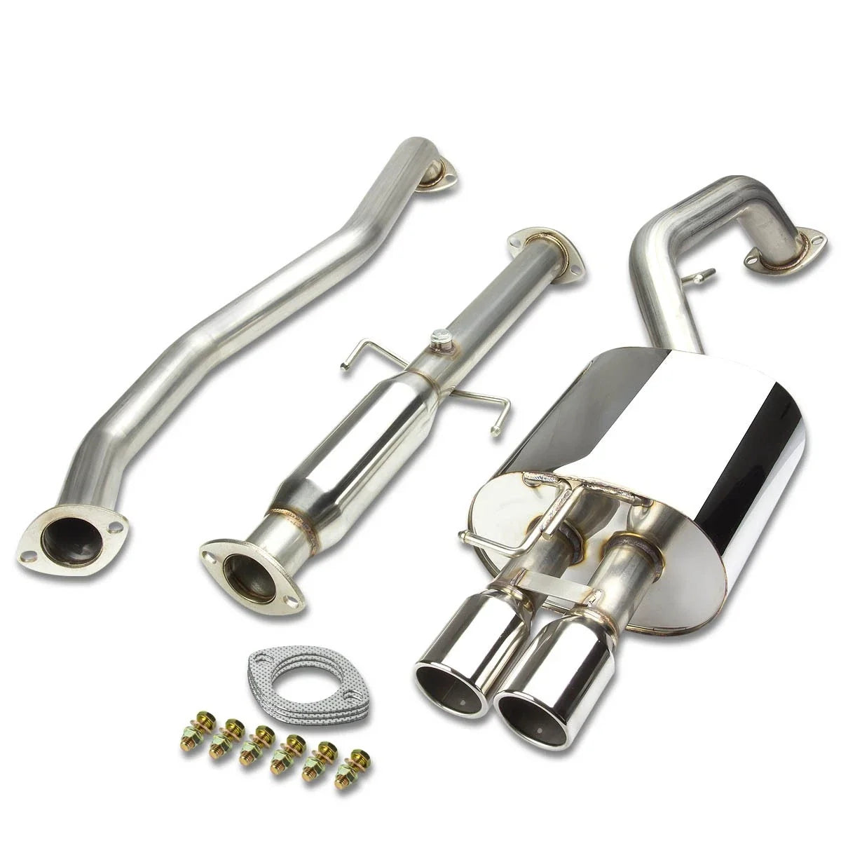 Muffler Tip Dual Roll 3" for 2005-2009 Kia Spectra 2.0L 4-Door
