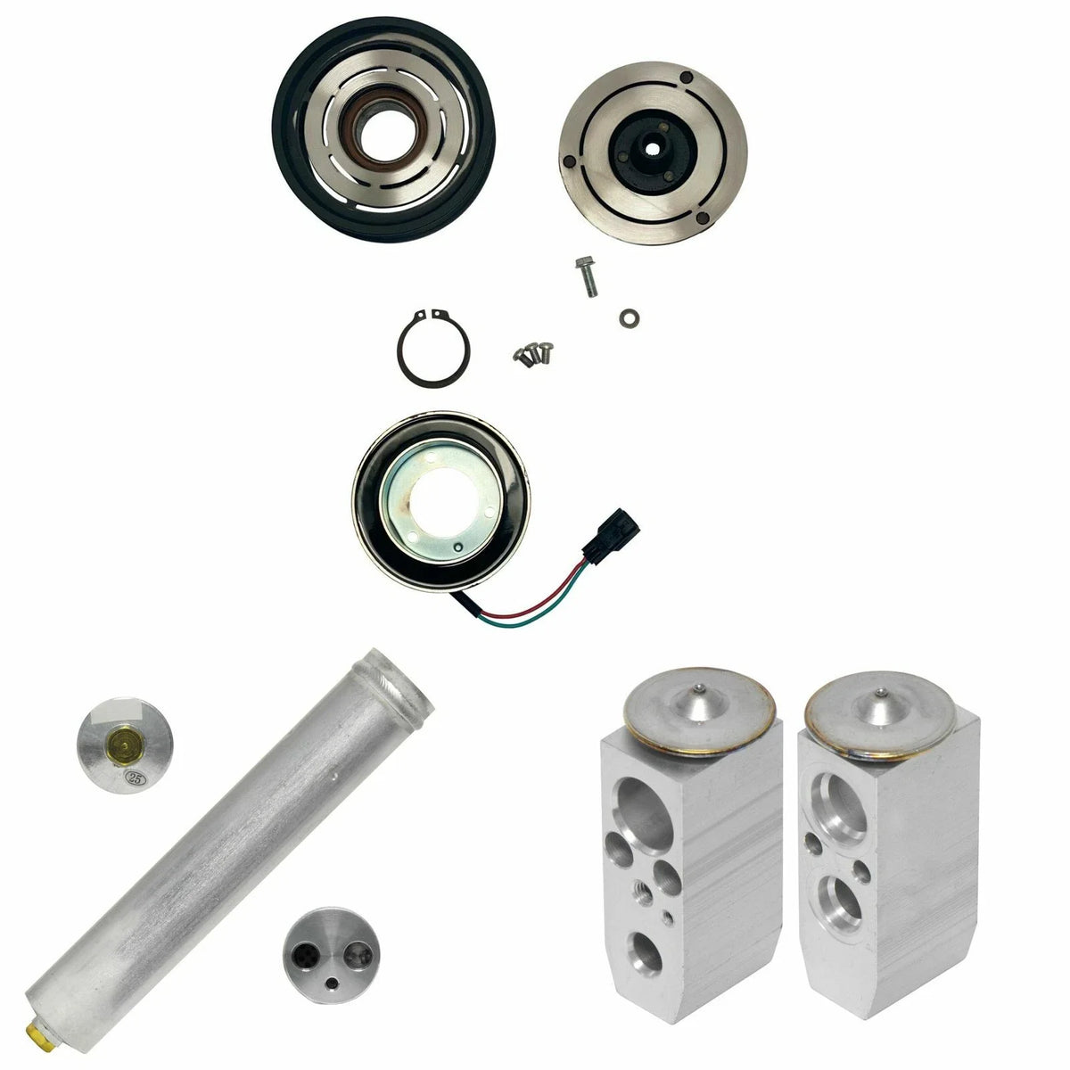 AC Compressor Clutch Kit Replacement for Nissan Rogue 2.5L (2010–2011)
