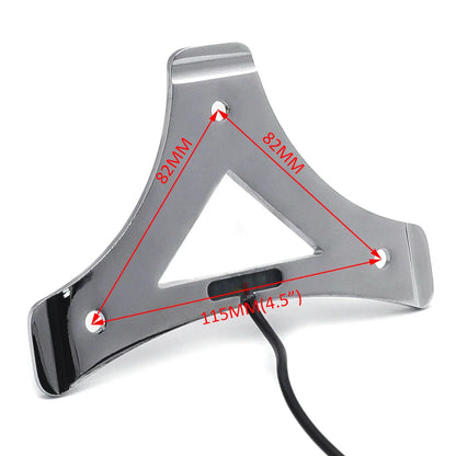 Backrest Pad Plate for Harley Touring FLHR FLHT Chrom 2009–2017