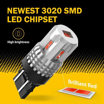 2X T20 W21/5W 12SMD 580 Dual 7443 LED DRL Sidelight Bulbs Replacement
