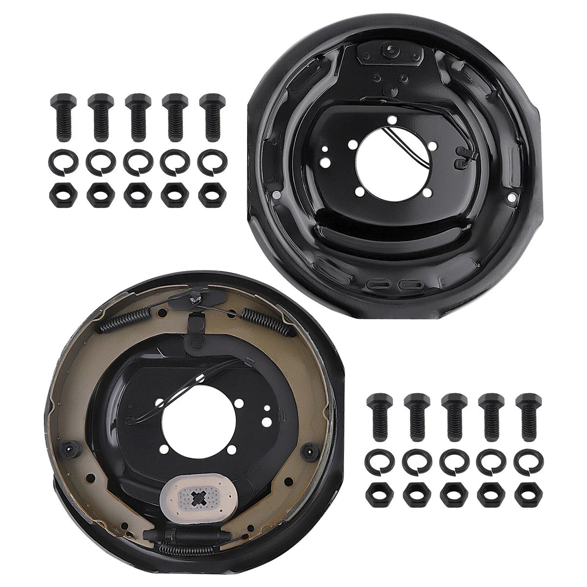2x Electric Trailer Brake Assembly for 7000 lbs (12" x 2")