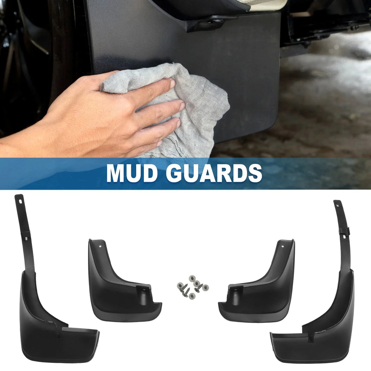 Mud Flap Splash Guard for Toyota Corolla Sedan (1998–2002)