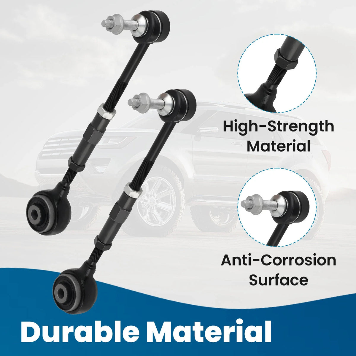 Rear Upper Control Arms + Lateral Links for Ford Taurus (2011-2019)
