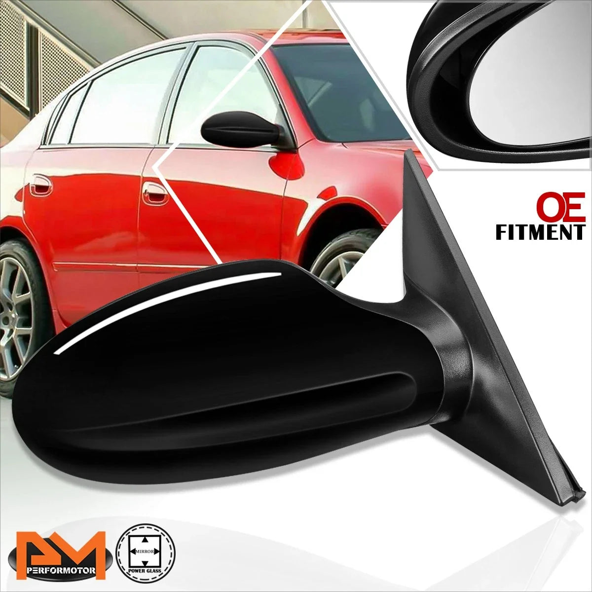 Adjustable Powered Side View Mirror OE Style for Nissan Altima (2004-2006)