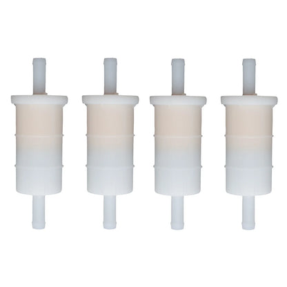 4-Pack In Line Gas Fuel Filters for Mercury Outboard (816296Q2, 18-7830)