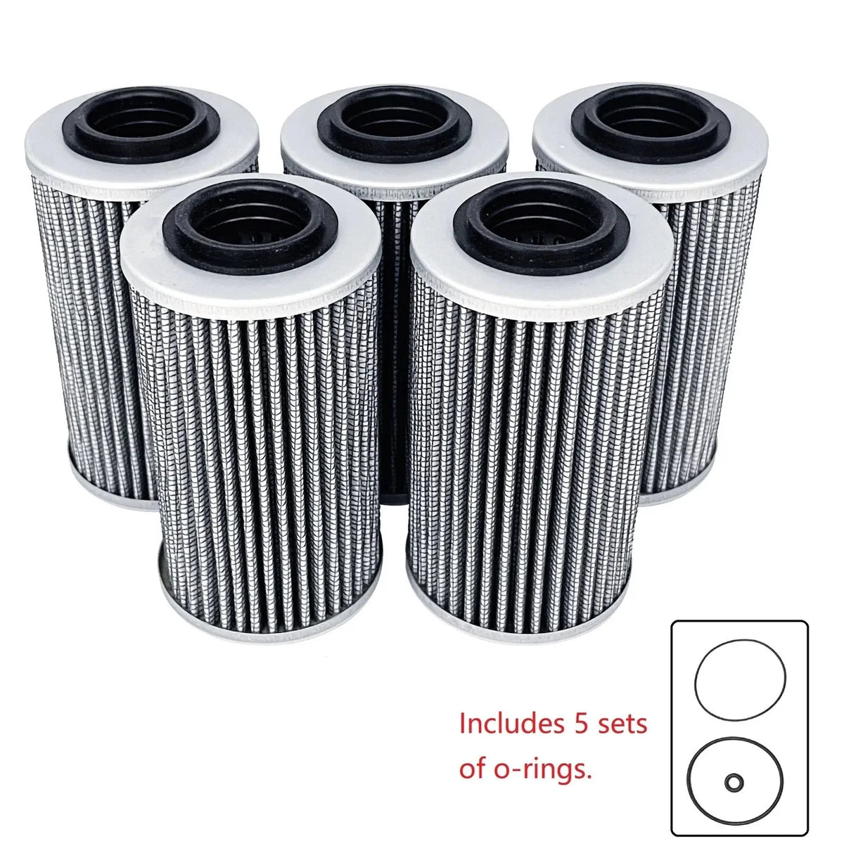 5-Pack Oil Filter Mesh for Sea-Doo RXT RXP GTX 300 (2017-2023)