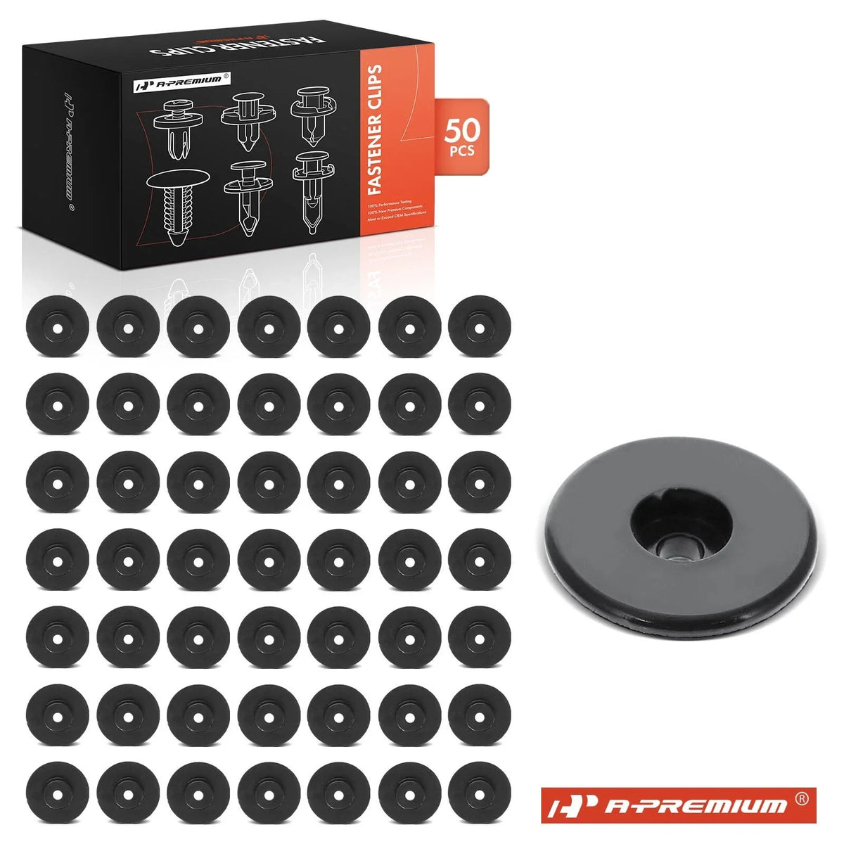 50Pcs Nylon Bumper Cover Grommet Clips for Chevy GMC Cadillac