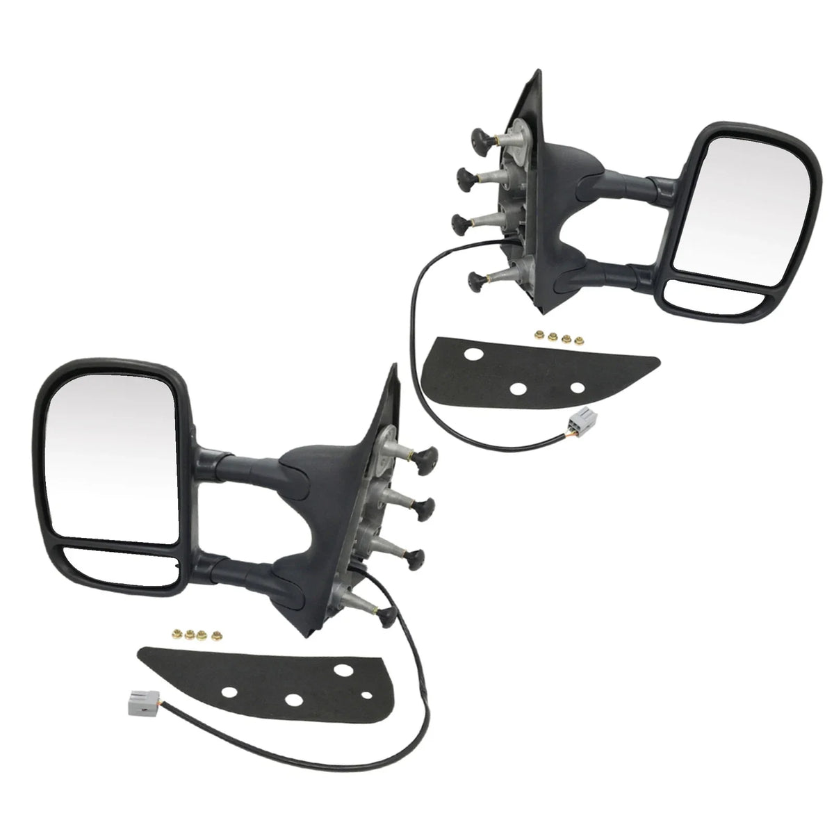 Pair Power Folding Mirrors for Ford E-350 E-450 Super Duty (2009–2016)