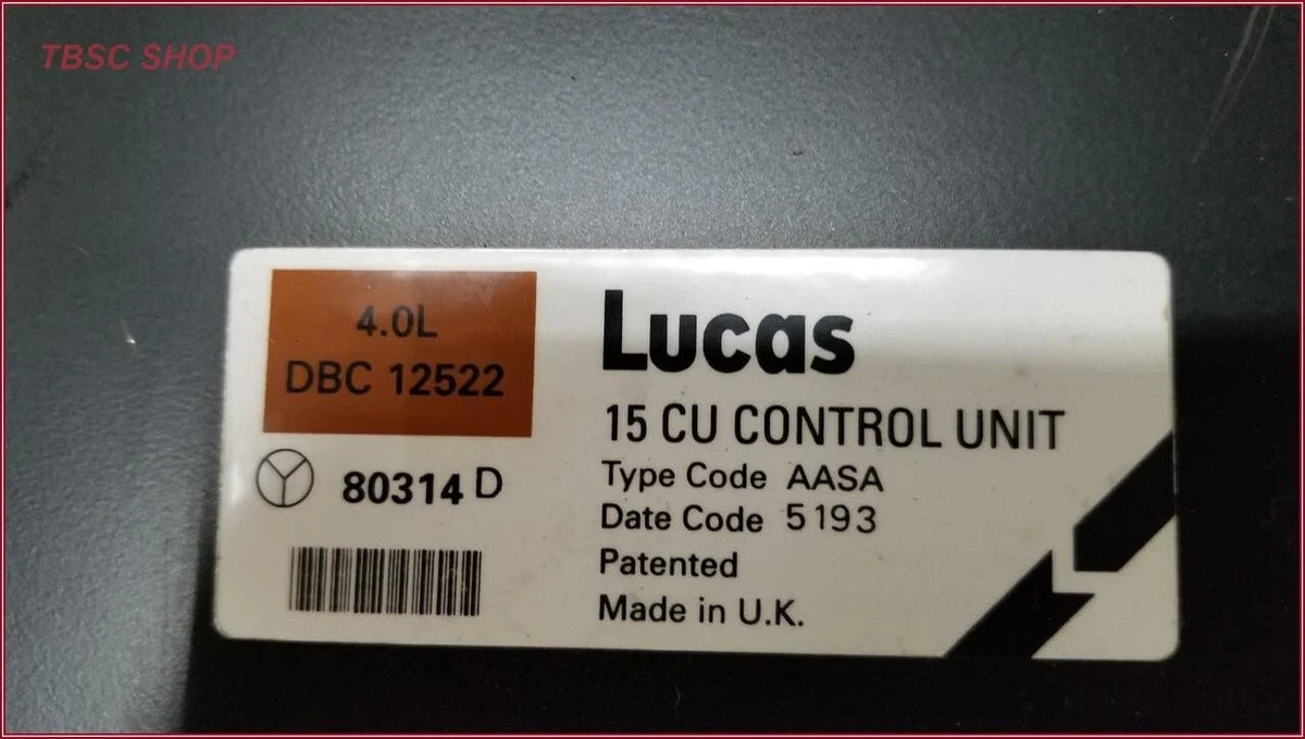 Engine Control Module DBC12522 for Jaguar XJ6 VDP XJ40 (1993–1994)