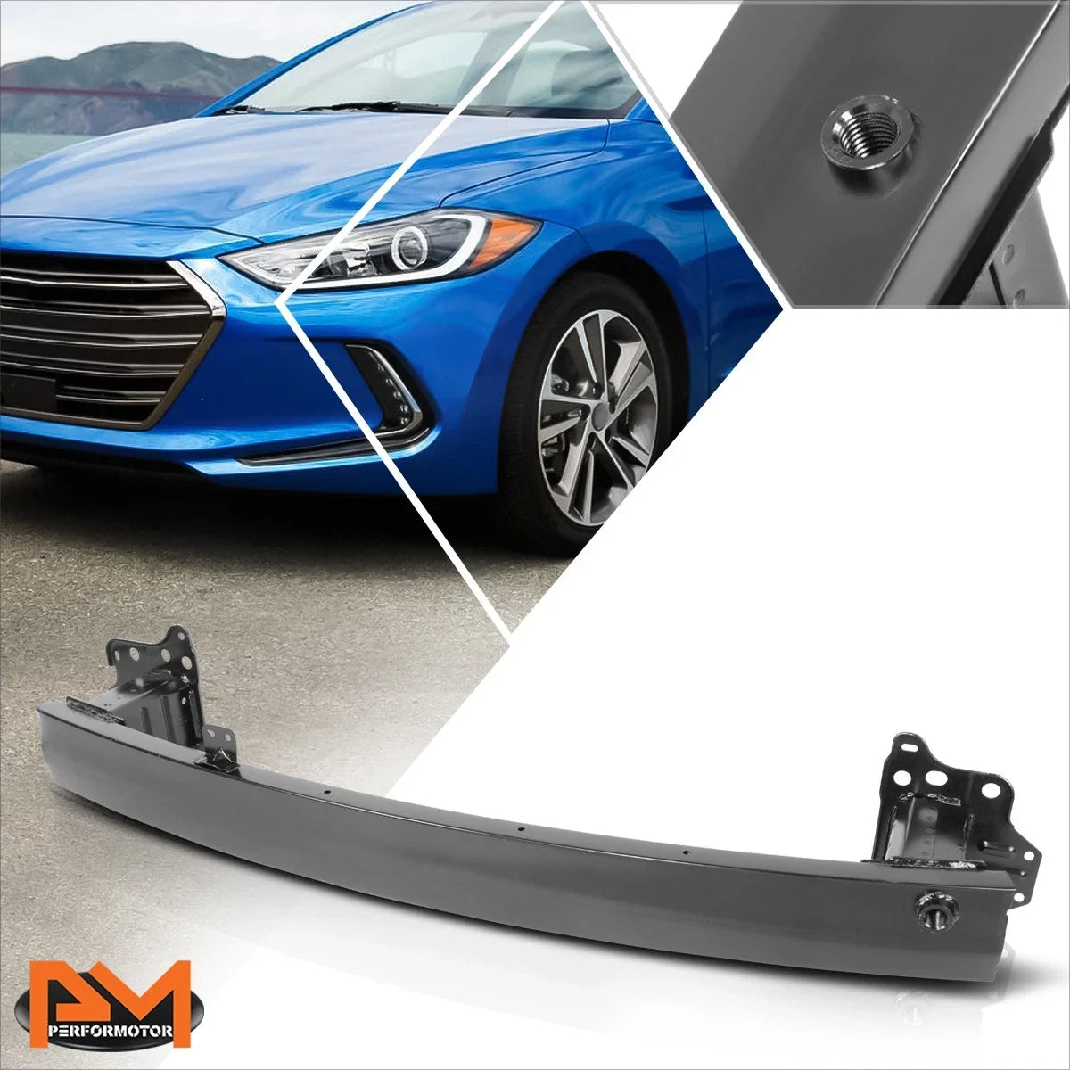 Front Bumper Reinforcement for 2017-2018 Hyundai Elantra Sedan