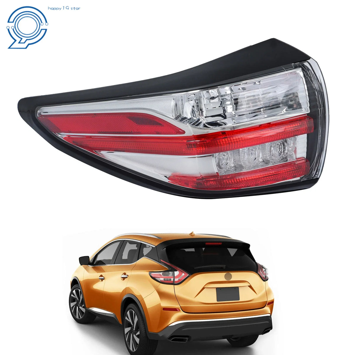 Left Tail Light Assembly Outer for Nissan Murano 2015-2018