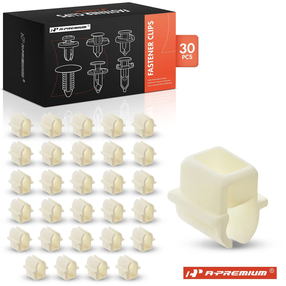 30x Nylon Side Marker Clip for Honda