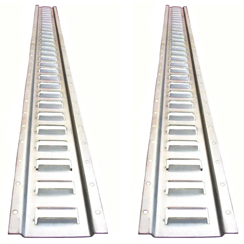 Set of 2 Galvanized 5' Horizontal E-Track Tie-Down Rails