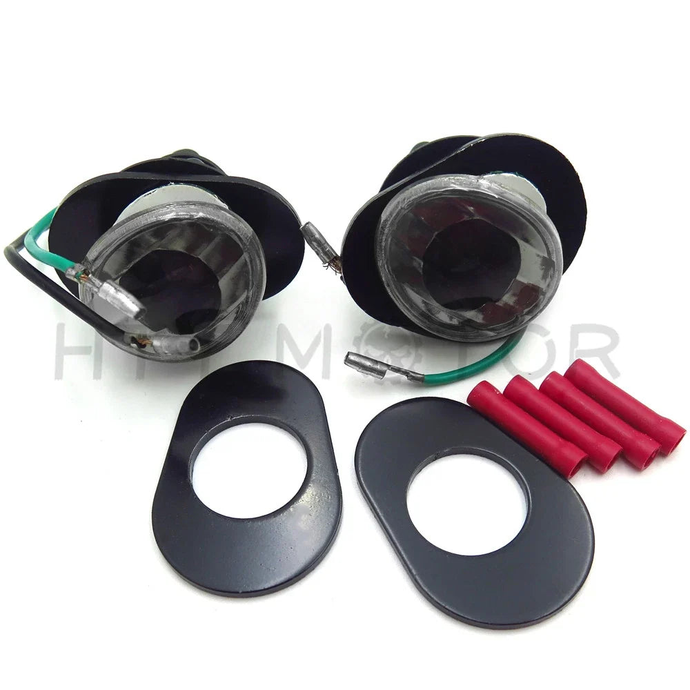 LED Turn Signals - Smoke Flush Mount for Kawasaki ZZR600 (2005-2006)