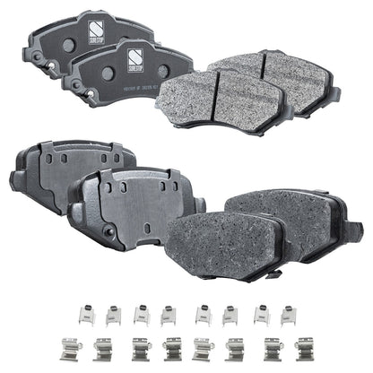 Semi-Metallic Brake Pads Set for Chrysler Town & Country (4 pcs)