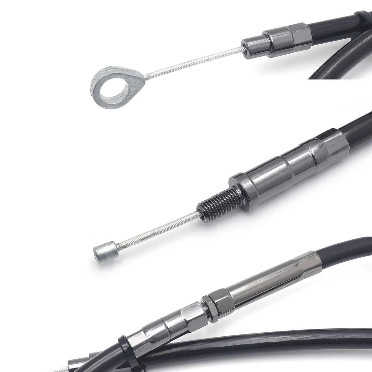 '+2" Clutch Cable for Harley-Davidson Dyna Low Rider (1993–2006)