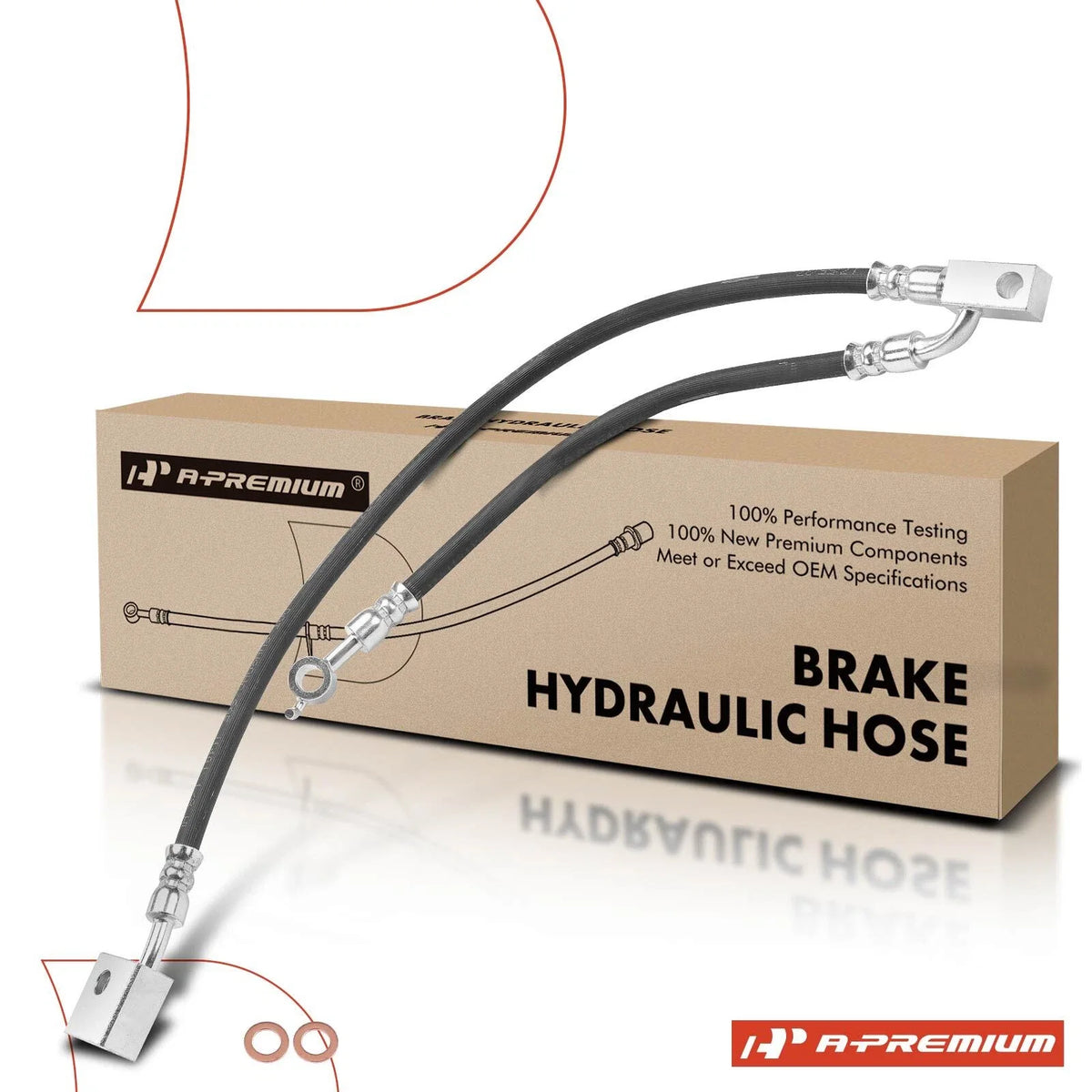 Front Left Brake Hydraulic Hose for Nissan NV1500 NV2500 NV3500 (2012–2019)