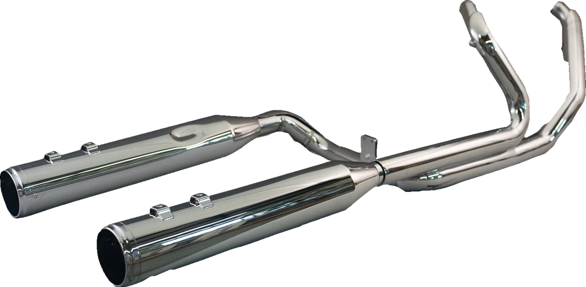 2-into-1-into-2 Dominator-SR Exhaust System for - Chrome