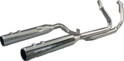 2-into-1-into-2 Dominator-SR Exhaust System for - Chrome