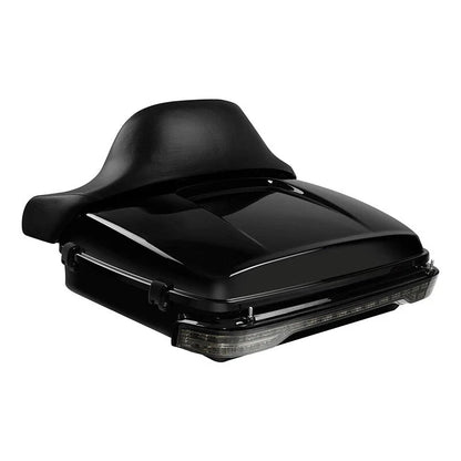 Backrest Pad with LED Light Mount for Harley Touring 2014–2026